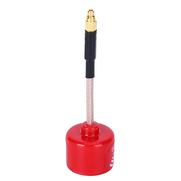 BIMZUC 5.8Ghz 3dBi RHCP High Gain Antenna for FPV Racing Drone Replacement Parts, Red Lollipop 3 Omnidirectional Transmitter Receiver Accessory, Straight MMCX Connector (2.5 inches / 63.5 mm Length)