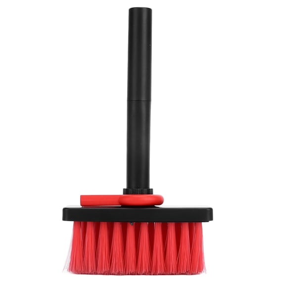 BIMZUC 5-in-1 Keyboard Cleaning Brush-Separate Double Head, 3 Row Design for Headphones, Phones, Cameras (Black Red)