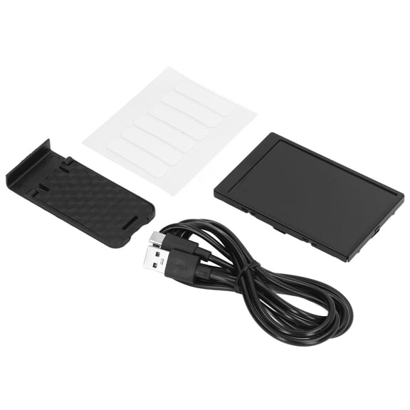 BIMZUC 5 inches / 12.7 cm Mini Monitor Display Screen USB IPS Full View Computer Accessory for Industrial Data Black