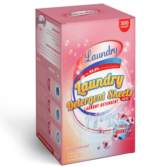 BIMZUC 500 Laundry Sheets, Laundry Detergent Sheets Up to 250 Loads