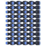 BIMZUC 50Pcs Pneumatic Reducing Connector Straight Push in Reducer Fittings for P10-6 Air Tube