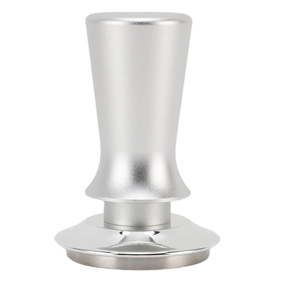 BIMZUC 51mm 304 Stainless Steel Coffee Tamper – Constant Pressure Hammer with Auto Height Adjustment, Silver