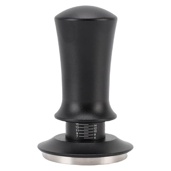 BIMZUC 51mm Stainless Steel Coffee Tamper with Auto‑Adjust Scale, Precision Pressure, and Compact Design for Café & Home Use