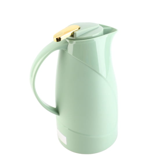 BIMZUC 54.1 oz / 1.6 L Coffee Insulation Pot with Glass Liner, Spruce Green