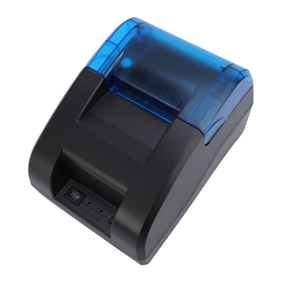 BIMZUC 58mm Portable Thermal Receipt Printer 70mm/s High Speed Bluetooth USB ESC POS Command Compatible with Android Win Linux OS X 1.89 inches / 48 mm Wide US Plug Black Mini Design