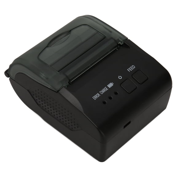 BIMZUC 58mm Portable Thermal Shipping Label Printer BT 4.0 High-Speed 90mm/s 203DPI Wireless Receipt Maker with 2000mAh Battery for Mac Windows Android iOS Restaurant Logistics (7.09in/18cm)