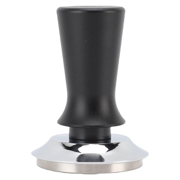 BIMZUC 58mm Stainless Steel Coffee Tamper – Automatic Depth Adjustment, Self‑Weighted, 304 Steel Press Tool for Café & Home – Black