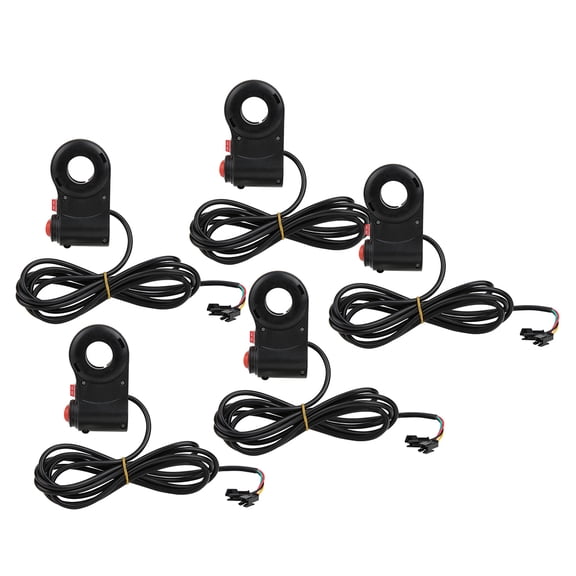 BIMZUC 5PCS Automatic Identification High Low Speed Electric Bike Voltage Display Handlebar Switch Accessory 7.87 inches / 20 cm