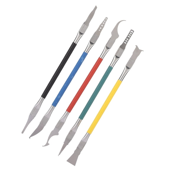 BIMZUC 5PCS Cell Phone Repair Tool Kit Mainboard Chip Disassemble Removal Accessories SK5 Steel Blades (7.48 inches / 19.0 cm)