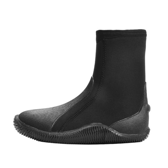 BIMZUC 5mm Neoprene Scuba Boots Anti-Slip Adult Diving Boots Wetsuit Booties for Snorkeling Scuba Diving Canyoning Water Sports Size 11 / 45