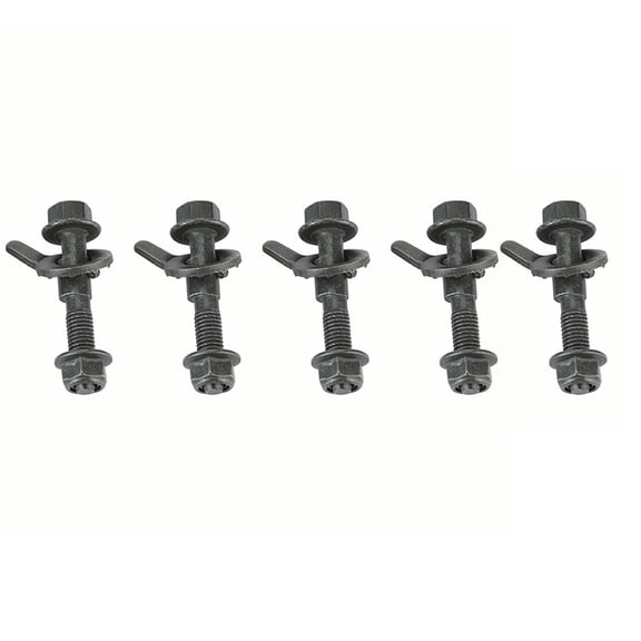 BIMZUC 5pcs 12mm / 0.47 in Steel Adjustable Four Wheel Alignment Camber Kit Cam Bolt Army Green for Vehicles, High Performance Galvanized Suspension Upgrades for Car and SUV Models