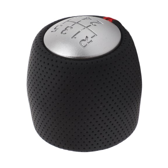 BIMZUC 6 Speed Manual Gear Shift Knob Replacement for Alfa Romeo 159 Brera Spider Premium Perforated Leather with Red Stitching Ergonomic Grip Automotive Shifter Lever Interior Accessory