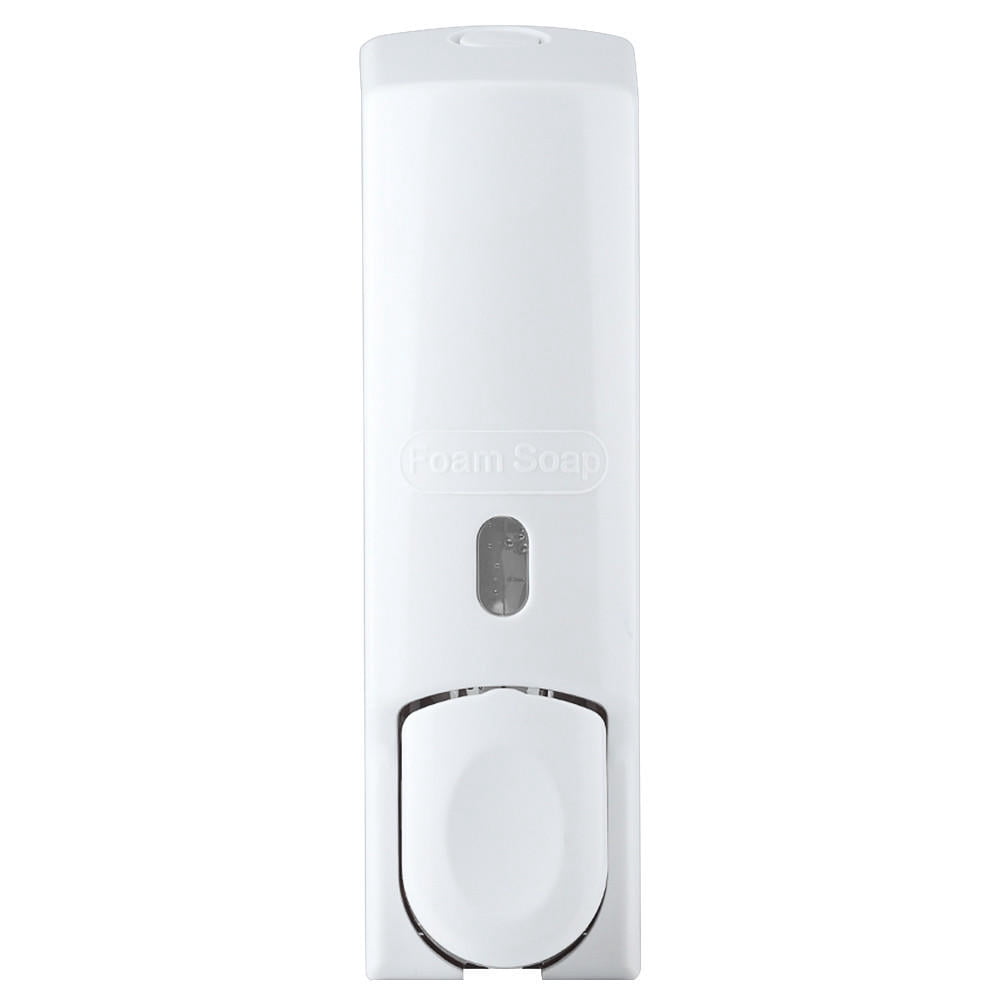 BIMZUC 600 ml Wall‑Mounted Manual Foam Soap Dispenser – Durable ABS, Easy‑Press Button, Visible Refill Indicator, Ideal for Home, Office & Public Restrooms