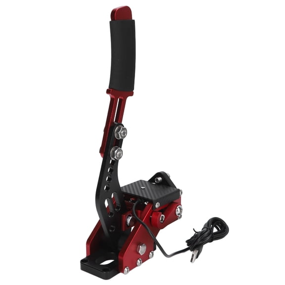 BIMZUC 64 Bit PC USB Linear Game Handbrake SIM for Racing Games Logitech G27 G25 G29 T500 T300 FANATECOSW LFS DIRT, Red/Black