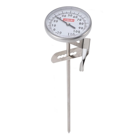 BIMZUC 7.7inch Stainless Steel Dial Thermometer Accurate Food & Beverage Temperature Gauge for Coffee, Milk, Tea & More