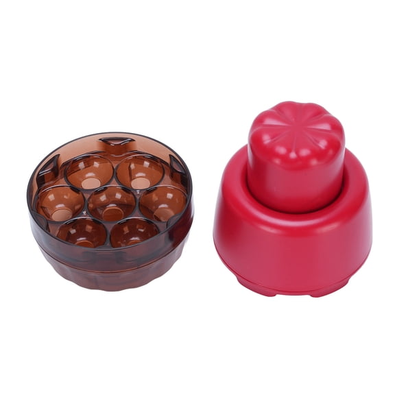 BIMZUC 7‑Hole Cherry & Peach Pitter – High‑Efficiency Press‑Up Core Remover for Cherries, Red Dates & Small Fruits