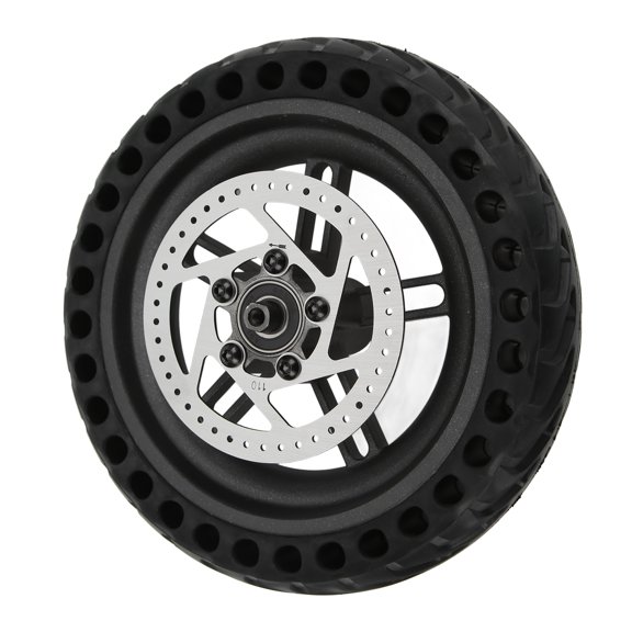 BIMZUC 8.5 Inches Electric Scooter Rear Tire Set With Wheel Hub And Disc Brake For Xiaomi M365 1S LITE Aluminum Alloy Rubber Solid Explosion Proof Replacement Accessory 100kg Max Load 22cm Outer