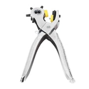 BIMZUC 8 Inch / 20.3 cm Leather Belt Hole Puncher Stainless Steel Sturdy Durable Ergonomic Design Effort Saving Heat Treatment Craft Tool Metal Buckle Kit