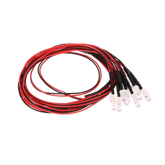 BIMZUC 8 LED Light Kit 2 White 2 Red 4 Yellow Replacement for 1/10 1/8 RC Cars