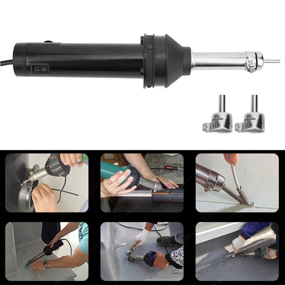 BIMZUC 8032 Portable Micro Heat Gun Temperature Adjustable 100-480C Hot Air Desoldering Welding Gun DIY Craft Tool with 8 Levels Air Volume Control 540W (12.2 inches / 31.0 cm)