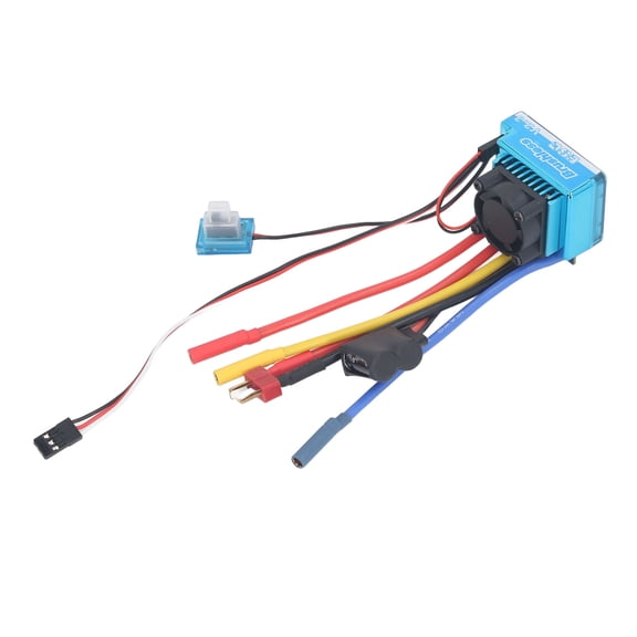 BIMZUC 80A Brushless ESC Waterproof Brake Power Regulation Electronic Speed Controller for 1/10 RC Car and RC Boat Models High Performance Upgraded Parts Replacement