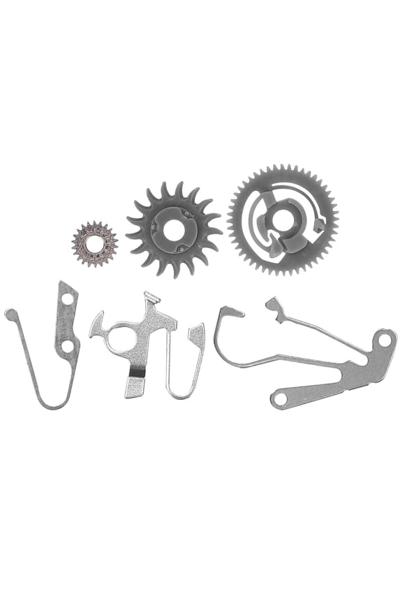8200 Watch Movement Calendar Accessory Gear Spare Parts Kit, 6-Piece Assorted Silver Set for Professional Maintenance and Repair (1.96 inches / 5 cm) - Essential Tool for Watchmakers