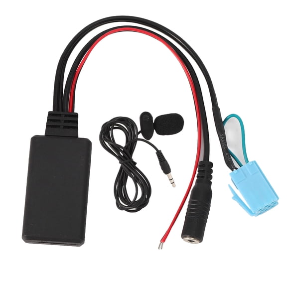 BIMZUC 8Pin Bluetooth AUX IN Cable Adapter with Microphone Handsfree Calling Fit for Smart Fortwo 450 Auto Audio Connector Car Bluetooth Module Accessories (59.1 inches / 150 cm)[cite: 1]