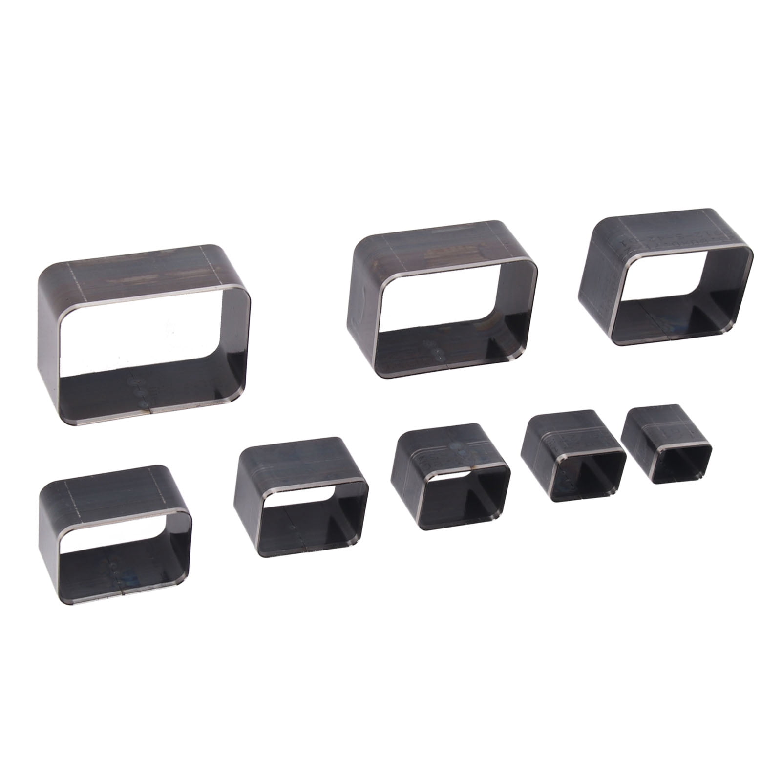 BIMZUC 8pcs Leather Punch Cutter Mold High Carbon Steel Hollow Punch ...