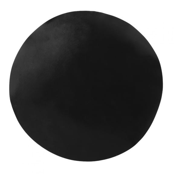 BIMZUC 9.4 inches / 24cm Non-Stick Round Frying Pan Liner High Temperature Resistant PTFE Coated Fiberglass Cooking Mat for Kitchen Bakeware Black