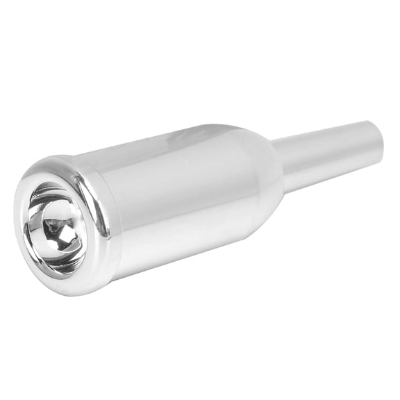 BIMZUC 9.8mm Trumpet Mouthpiece Copper Silvering Water Injection 4-1/2 Universal Instrument Accessory Replacement Part for Beginners and Professionals