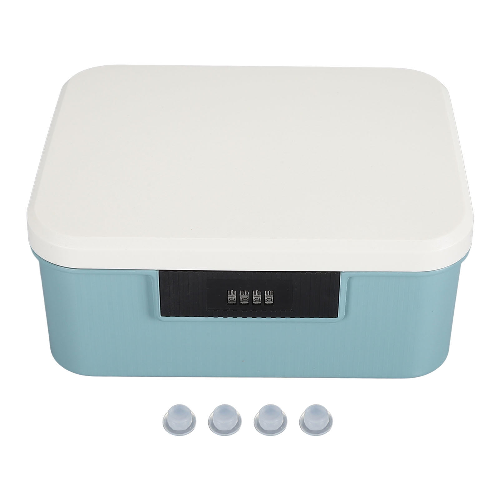 BIMZUC 9L Lockable File Organizer – Dual‑Layer Password Box, Blue, 9L Capacity, Durable ABS, Ideal for Home & Office