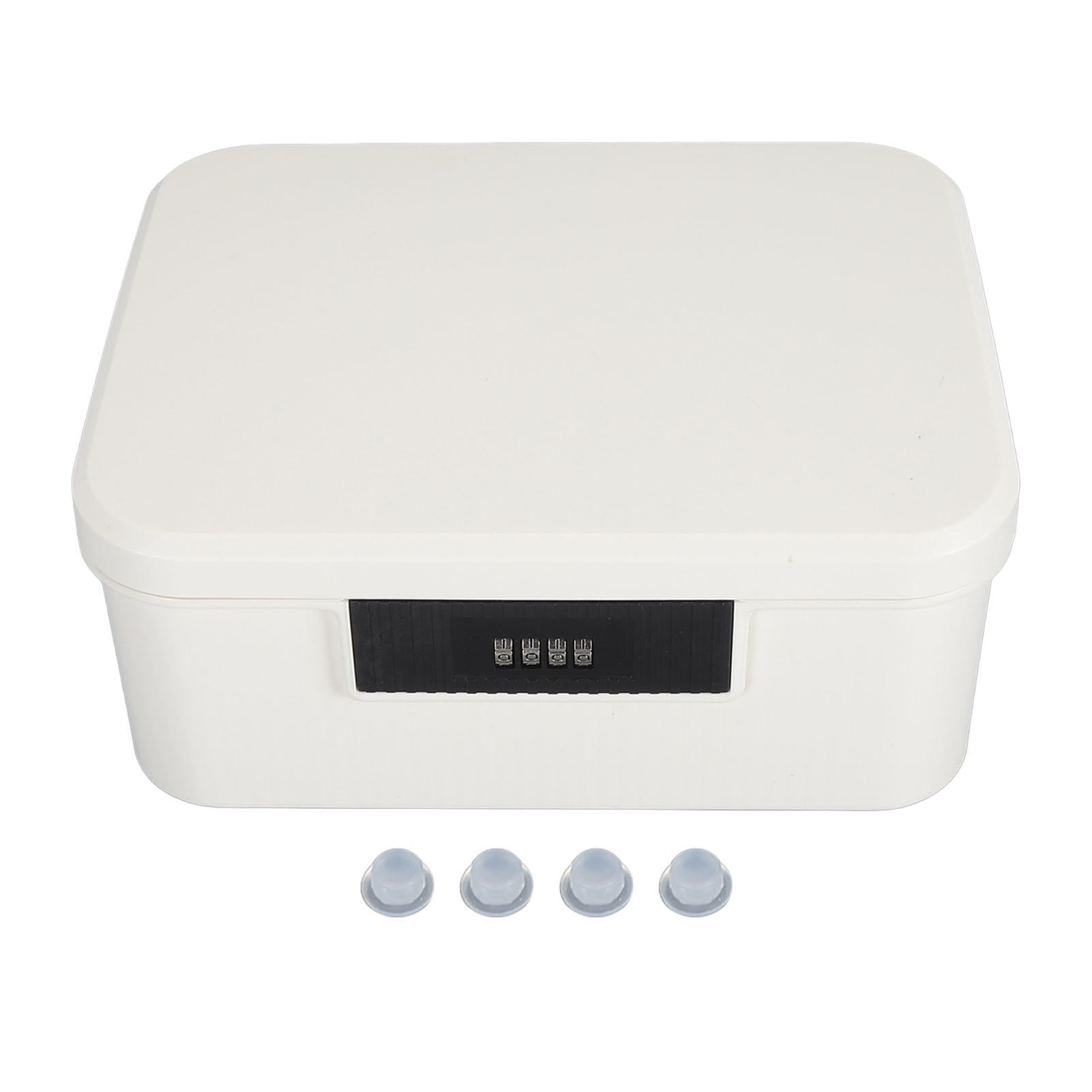 BIMZUC 9L Lockable Privacy File Organizer – Dual‑Layer Password Box for Documents & Essentials, White