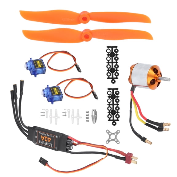 BIMZUC A2217 2300KV Brushless Motor 40A ESC SG90 9G Micro Servo 6035 Propeller for RC Plane[cite: 1]