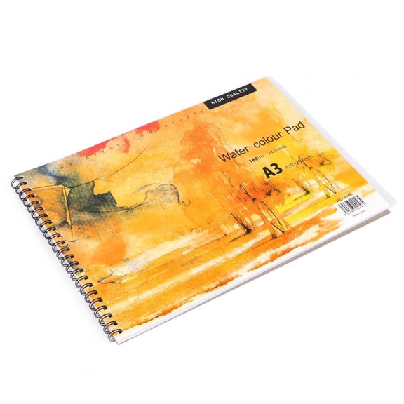 BIMZUC A3 Pastel Paper Pad Watercolor Sketchbook for Painting and Drawing, 16.5 x 11.7 inches / 42 x 29.7 cm
