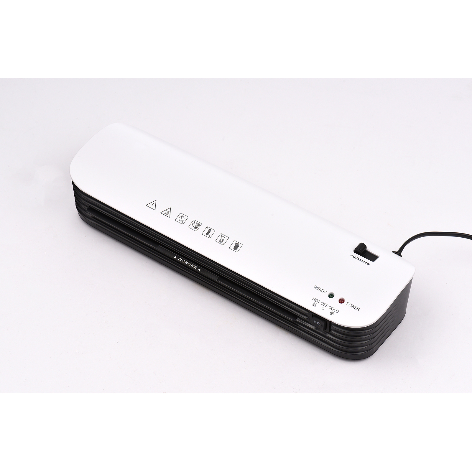 BIMZUC A4 Desktop Thermal Laminator Machine with Built-in Paper Cutter and Corner Rounder, Fast 3-Minute Warm-up Portable Photo Document Laminating Machine for Home Office School, 15 Pouches Included