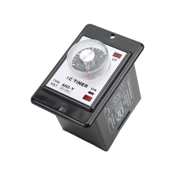 BIMZUC AH2-Y 10M Mini Pointer Time Relay Controller 8 Pin Power On Delay for Automation Equipment 24VDC