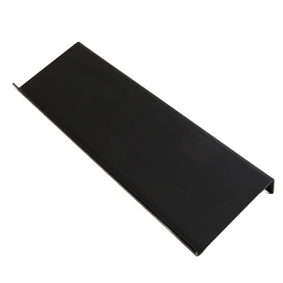 BIMZUC Acrylic Keyboard Riser with Low Front Lip, Polished Finish, Tilted Design for Ergonomic Comfort – Black