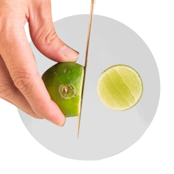 BIMZUC Acrylic Round Cutting Board 11.8" x 11.8" NonSlip Transparent 1.57" Thick Dishwasher Safe, 30cm Diameter, Versatile Kitchen Prep Surface