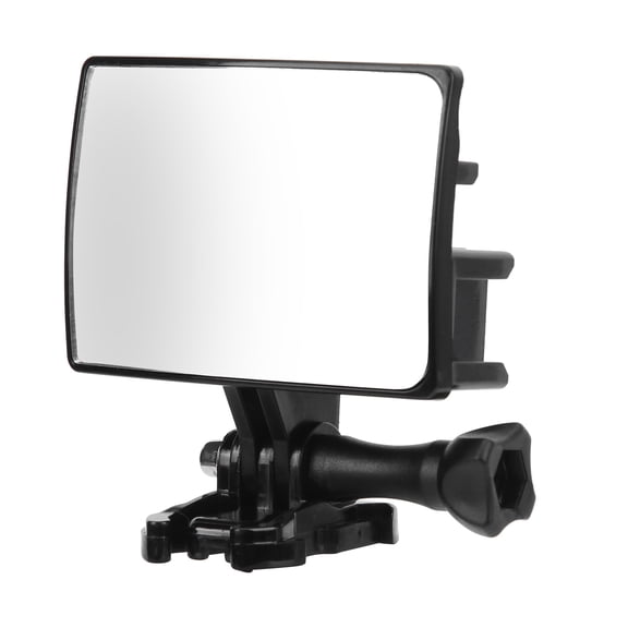BIMZUC Action Camera Selfie Flip Screen Mirror with Cold Shoe Mount Portable Vlog Flipping Screen Bracket Photography Accessory