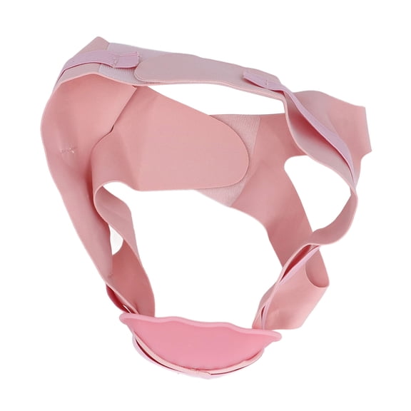BIMZUC Adjustable Anti Snoring Chin Strap Keep Mouth Closed Snore Reduction Device for Sleeping, Pink
