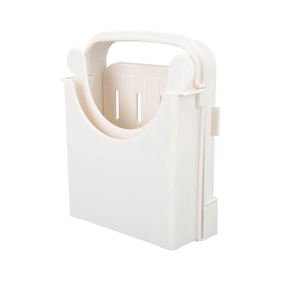 BIMZUC Adjustable Folding Bread Cutter Toast Slicing Machine ABS Loaf Cutting Guide for Home Baking 6.7 in / 17 cm