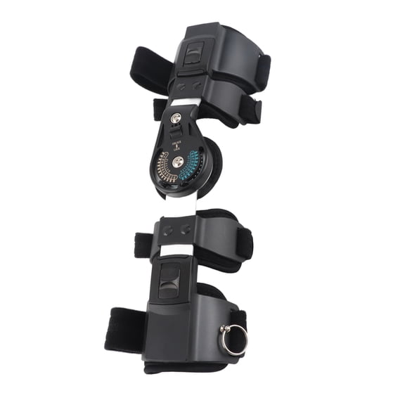 BIMZUC Adjustable Hinged Elbow Brace Right Arm Stabilize Elbow Support Splint Braces for Joint Fixation, Aluminum Alloy Composite Fabric, 14.2 - 17.3 inches / 36 - 44 cm, Black[cite: 1]