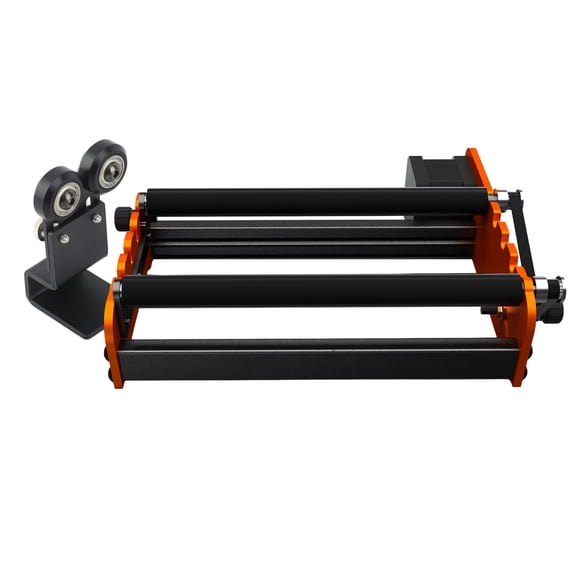 BIMZUC Advanced Laser Rotary Roller Y Axis 360° Rotating 4 Gears Adjustments for Engraving Cylindrical Objects Cans