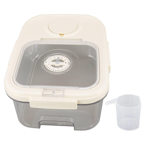 BIMZUC Airtight Rice & Grain Storage Box – Clear Plastic Container with Secure Lid, Keeps Food Fresh, Space‑Saving Kitchen Bin