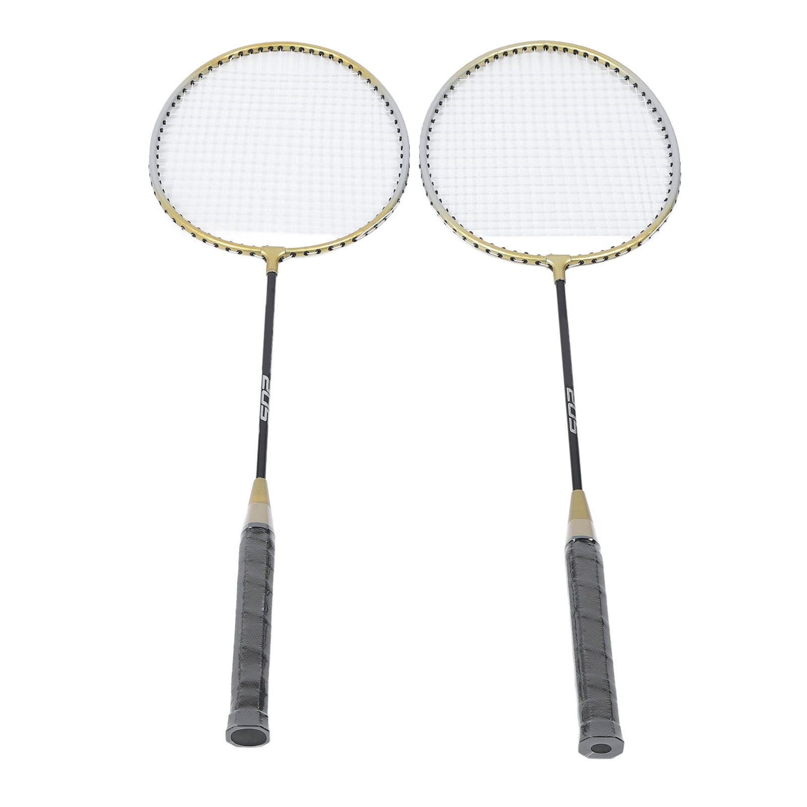 BIMZUC Alloy Badminton Rackets Set of 2 Adults Teenager Lightweight Racquets with Bag