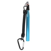 BIMZUC Aluminium Alloy Soft Baits Fishing Accessories Wacky Worm Rig Tool with 100 Silicone O Rings - Lake Blue Finish, 8.27 inches / 21 cm Length Rig Fishing Pliers Kit