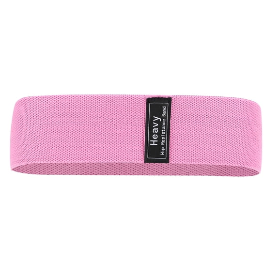 BIMZUC Anti-Slip Yoga Hip Resistance Band Set Portable Fitness Elastic Booty Booty Band Women Squat Loop Body Building Thigh Workout Rose Red (5.51 inches / 14 cm)