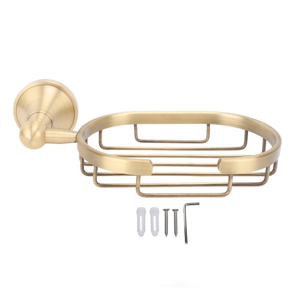 BIMZUC Antique Copper SelfDraining Soap Tray WallMounted, SpaceSaving Soap Holder for Bathroom, Kitchen & Shower