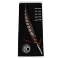 thumbnail image 1 of BIMZUC Antique Feather Fountain Dip Pen Set Calligraphy Quill Pen with 5 Extra Replacement Nibs and Pen Stand Base, Vintage Writing Stationery Business Office Supplies Gift Box, Bronze, 11.02 inches, 1 of 9