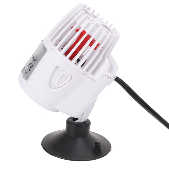 BIMZUC Aquarium Wavemaker Pump 360 Degree Rotation Fish Tank Powerhead Circulation Submersible Water Pump for Freshwater Saltwater White EU Plug 220V ZY-100M (5.12in / 13cm)
